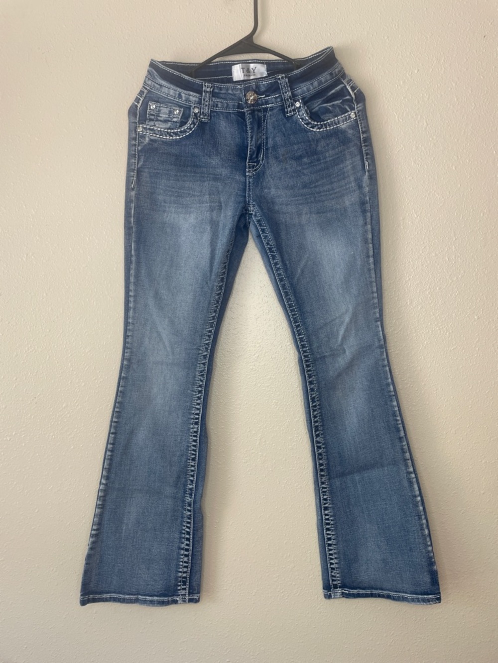 T & Y Fashion Women's Blue Bootcut Jeans